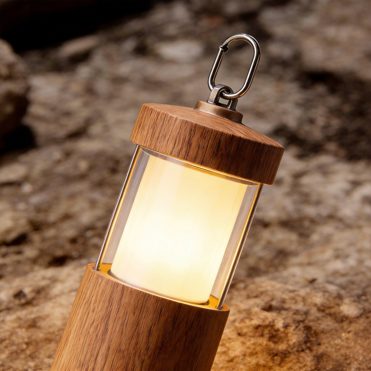 Nature-Inspired | Wooden Camping Lantern | Glow with the Outdoors | Perfect Gift for Nature Lovers | Stylish and Functional Light