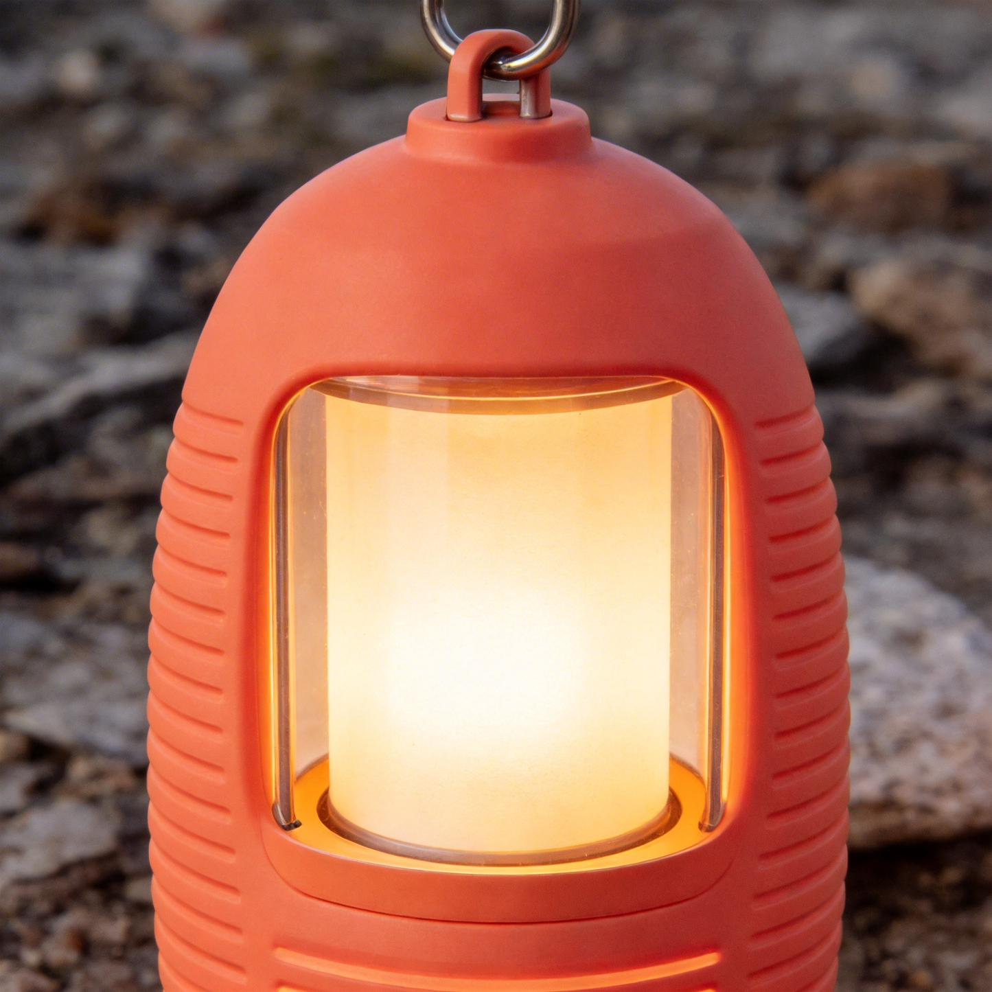 Durable Outdoor Lantern | Vibrant Rubber | Outdoor Adventure Essential | Ideal Gift for Explorers | Modern Design