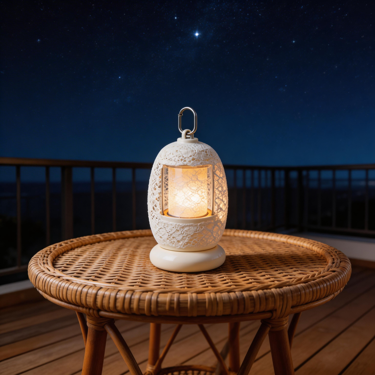 Elegant Camping Lantern | Premium Ceramic & Metal | Outdoor Adventure | Perfect Gift for Nature Lovers | Stunning Illumination