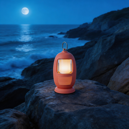 Durable Outdoor Lantern | Vibrant Rubber | Outdoor Adventure Essential | Ideal Gift for Explorers | Modern Design