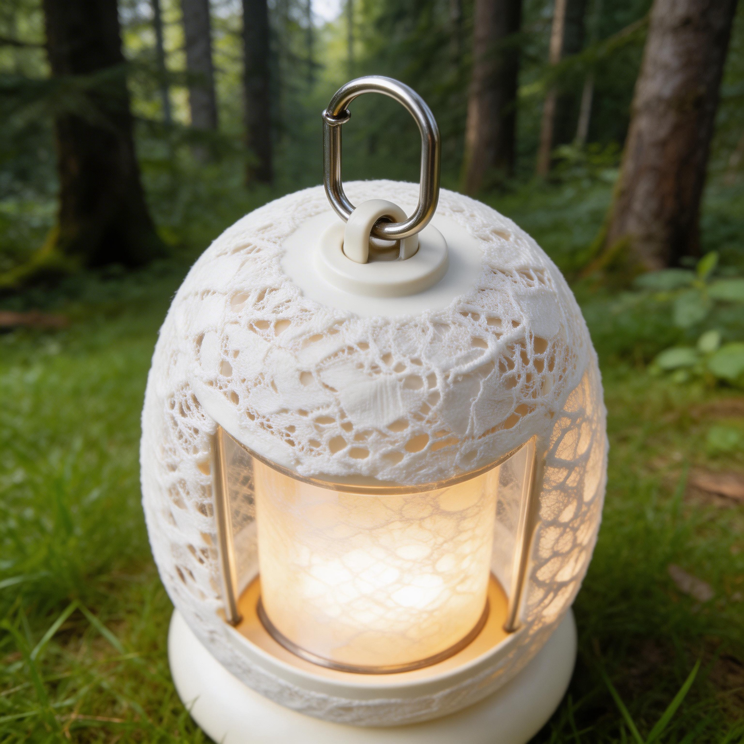 Elegant Camping Lantern | Premium Ceramic & Metal | Outdoor Adventure | Perfect Gift for Nature Lovers | Stunning Illumination