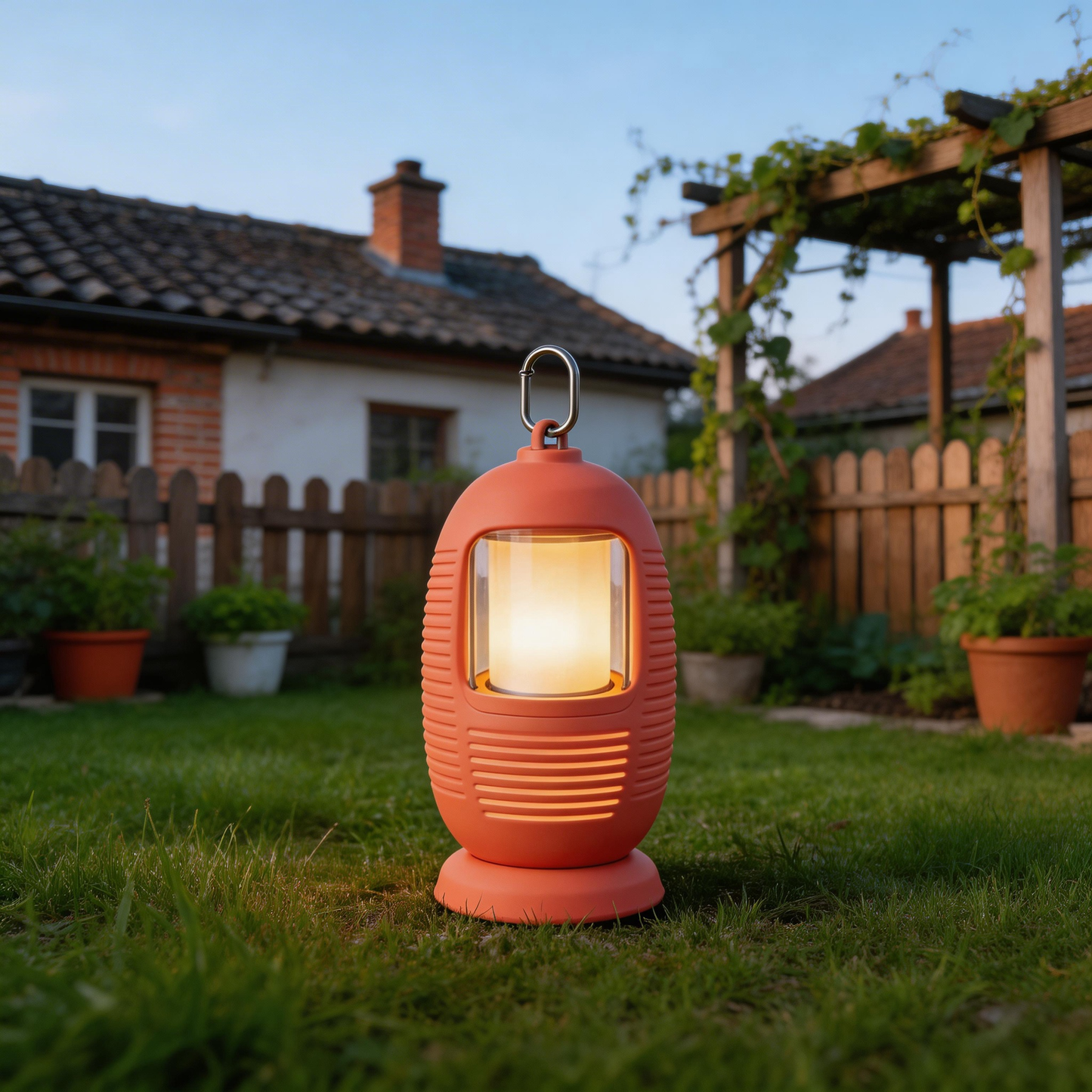 Durable Outdoor Lantern | Vibrant Rubber | Outdoor Adventure Essential | Ideal Gift for Explorers | Modern Design