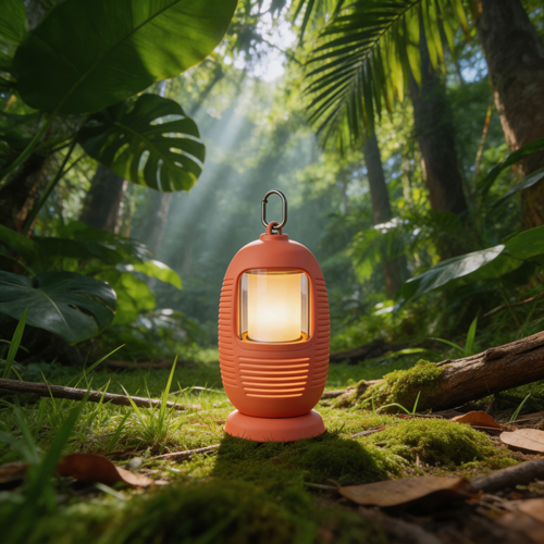 Durable Outdoor Lantern | Vibrant Rubber | Outdoor Adventure Essential | Ideal Gift for Explorers | Modern Design
