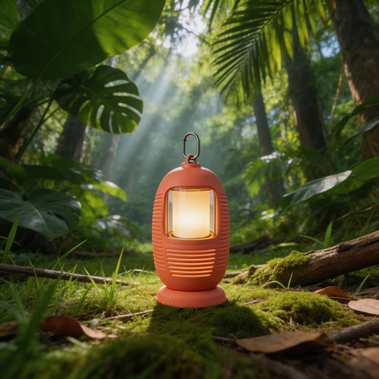 Durable Outdoor Lantern | Vibrant Rubber | Outdoor Adventure Essential | Ideal Gift for Explorers | Modern Design