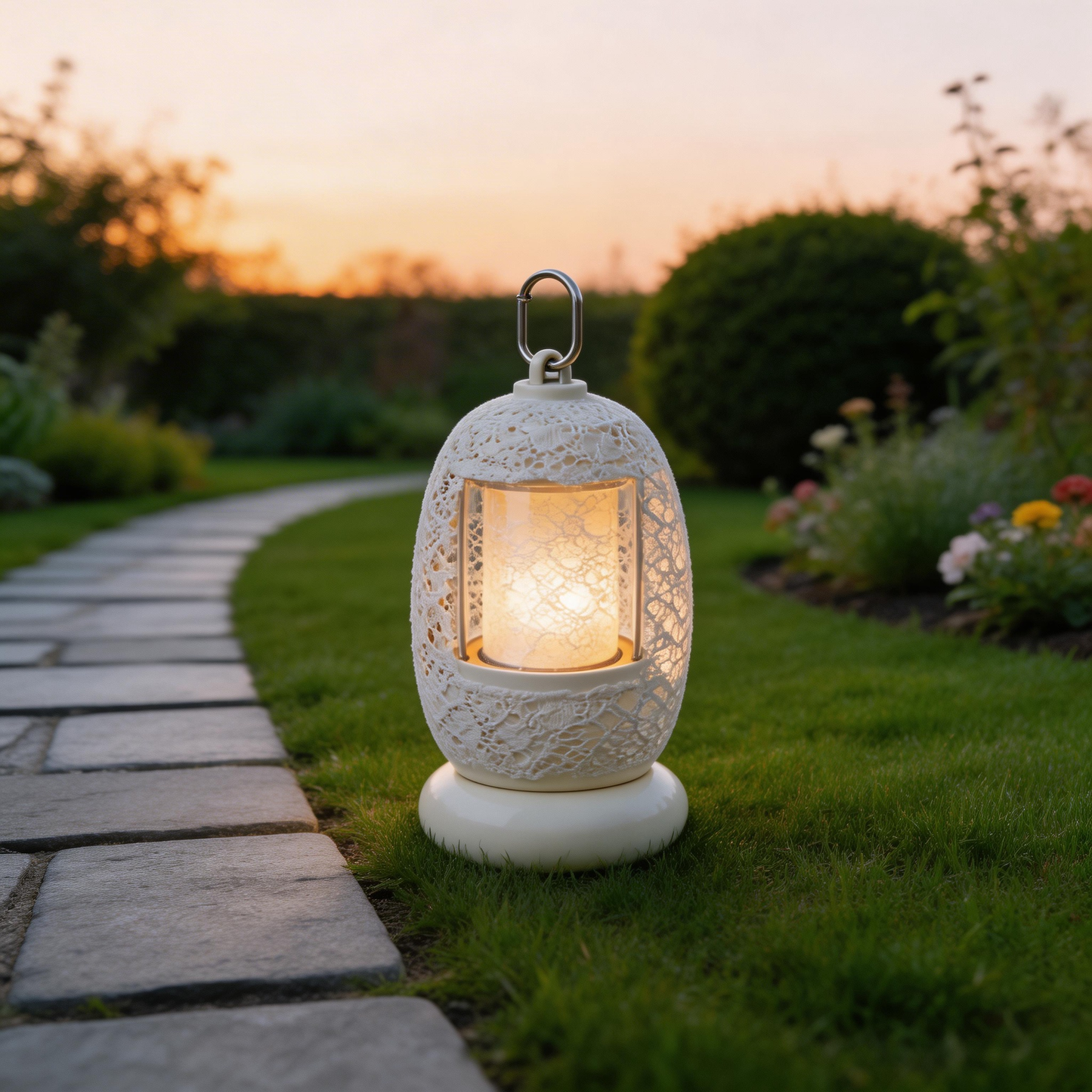 Elegant Camping Lantern | Premium Ceramic & Metal | Outdoor Adventure | Perfect Gift for Nature Lovers | Stunning Illumination