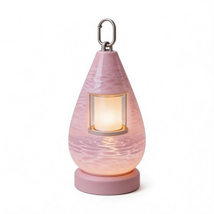 Coral Camping Lantern | Retro Style | Reliable Light for Outdoor Adventures