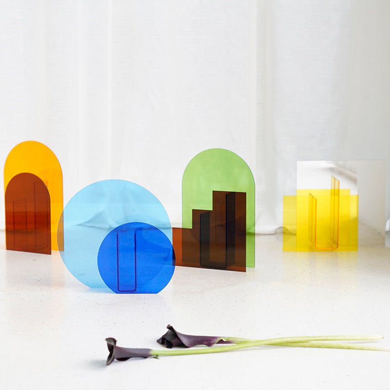 Eclectic Shape Acrylic Vase