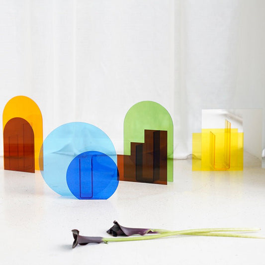 Eclectic Shape Acrylic Vase