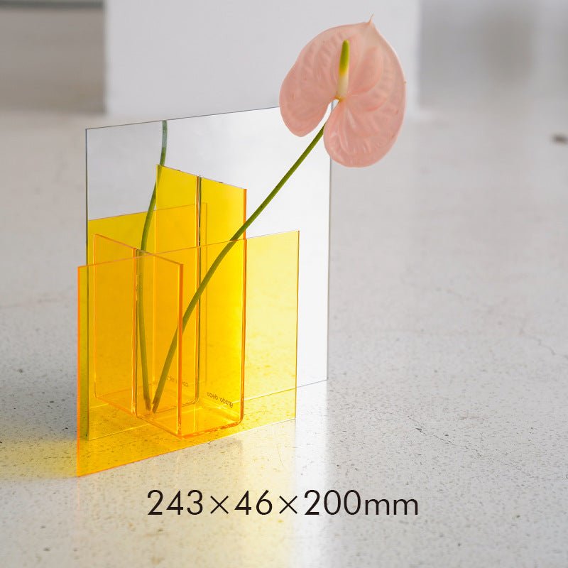 Eclectic Shape Acrylic Vase