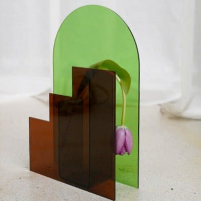 Eclectic Shape Acrylic Vase