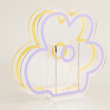 Flower Petal Transparent Acrylic Vase