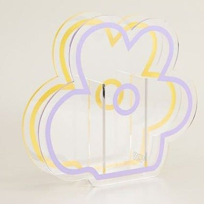 Flower Petal Transparent Acrylic Vase