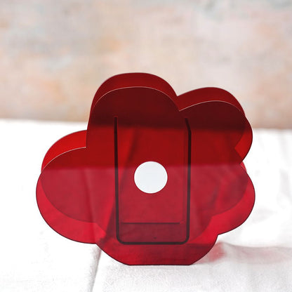Flower Petal Transparent Acrylic Vase