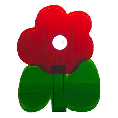 Growing Flowers Acrylic Vase