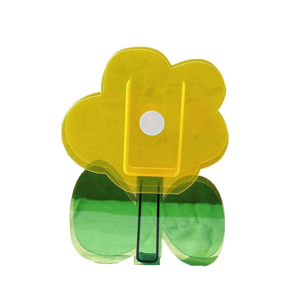 Growing Flowers Acrylic Vase