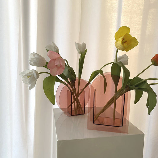 Millennial Pink Acrylic Vase