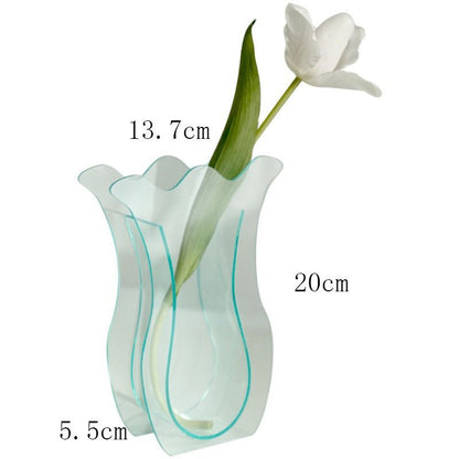 Tulip Transparent Acrylic Vase