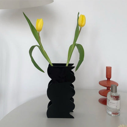 Wavy Acrylic Vase