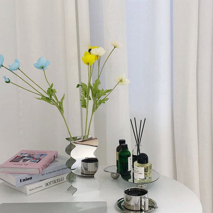 Wavy Acrylic Vase